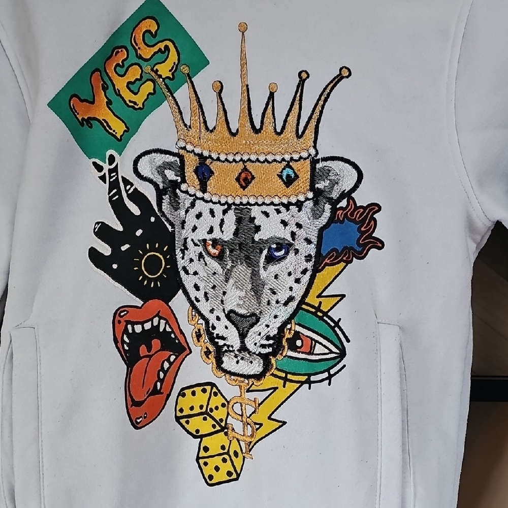 Switch Youth Graphic Hoodie with Embroidered And Printed Design Size M (8-10) - Picture 2 of 9